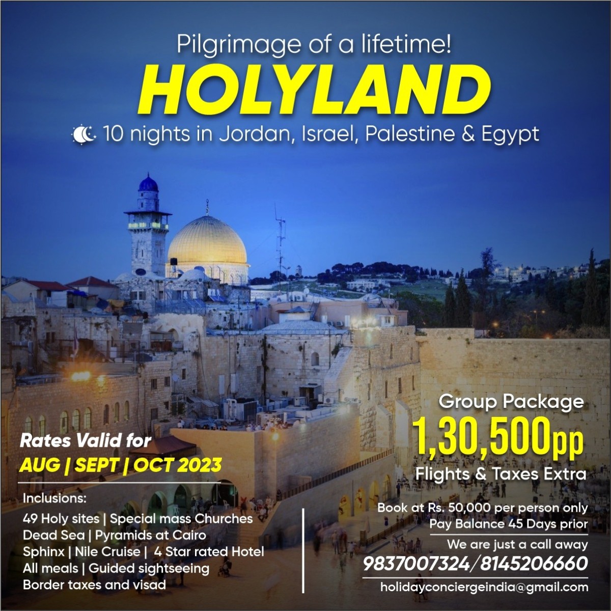 Holyland Group Tour (B2B)